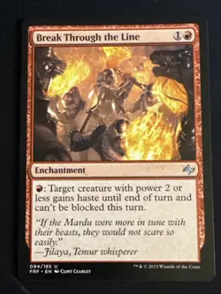1x Break Through the Line (94) Fate Reforged LP MTG Magic the Gathering x1 MKE - Image 1