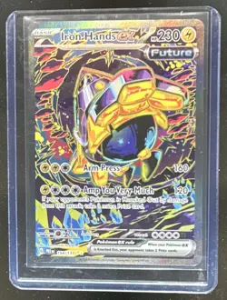 2025 Pokemon Prismatic Evolutions Iron Hands ex #154/131 - Image 1