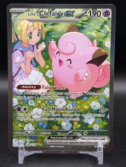 Pokemon Journey Together Lillie’s Clefairy EX 184/159 Special Illustration Rare - Image 1