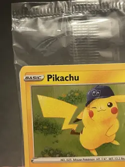 Pikachu 028/078 Pokemon Go Stamped Holo SEALED Pokemon 2022 - Image 3