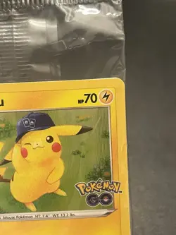 Pikachu 028/078 Pokemon Go Stamped Holo SEALED Pokemon 2022 - Image 4