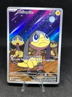 Pokemon TCG Helioptile 143/132 Mega Evolutions Illustration Rare Holo NM - Image 1