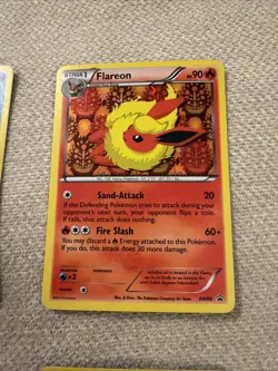 Pokemon Partial Eeveelution Set Black & White Promo BW87 - BW89, BW91, BW92 Holo - Image 3