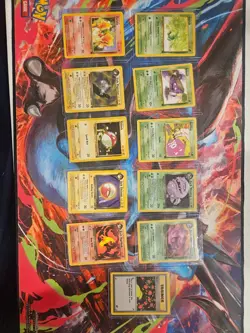 Lot of 11 Vintage Pokemon Cards Team Rocket 1999/2000 1 Holo - Image 5