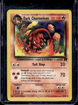 2000 Pokemon Team Rocket Dark Charmeleon #32/82 - Image 1