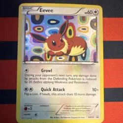 Pokemon Eevee Promo BW94 Black & White Holo Basic HP60 2013 - Image 1