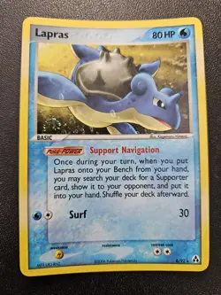 Pokemon EX Legend Maker Lapras Holo Rare SWIRL 8/92 NEAR MINT - Image 1