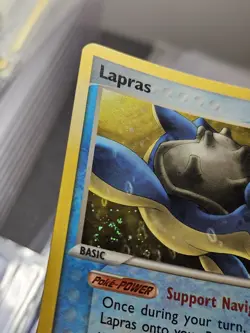 Pokemon EX Legend Maker Lapras Holo Rare SWIRL 8/92 NEAR MINT - Image 3