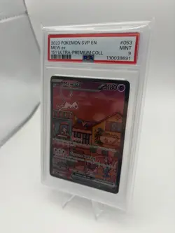 Pokemon Mew ex SVP 053 Scarlet & Violet Promo EX Holo English 2023 PSA 9 - Image 2