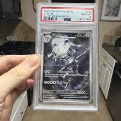 2025 Pokemon Meg En-Mega Evolution #150 Steelix Illustration Rare PSA 10 - Image 1