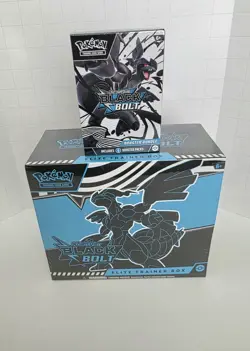 Sealed Pokemon Black Bolt Etb And Booster Bundle Lot - Image 1