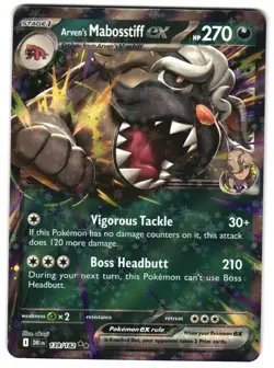 Arven's Mabosstiff ex - 139/182 SV10: Destined Rivals Pokemon TCG - Image 1