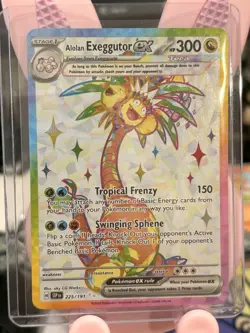 Pokemon Alolan Exeggutor EX SSP 225/191 Holo 300 HP 150 Attack Stage 1 Dragon - Image 1