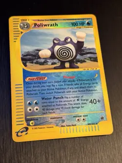 Pokemon TCG Poliwrath 60/165 Expedition Reverse Holo Rare LP/NM - Image 1
