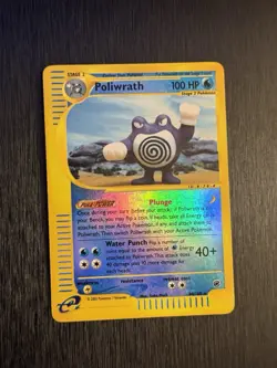 Pokemon TCG Poliwrath 60/165 Expedition Reverse Holo Rare LP/NM - Image 3