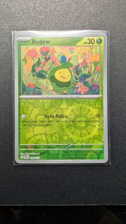 Budew 004/131 - [ Reverse Holo] Pokemon TCG Prismatic Evolutions - NM/M - Image 1