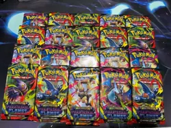 Pokemon TCG Mega Evolution Phantasmal Flames Booster Packs Lot of 20 Brand New - Image 1