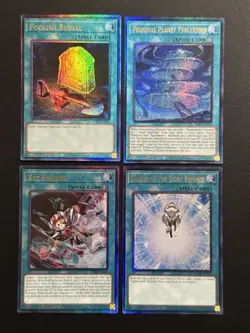 2024 YUGIOH RA02 25TH ULTIMATE RARE FOOLISH BURIAL NM BONUS SET - Image 1