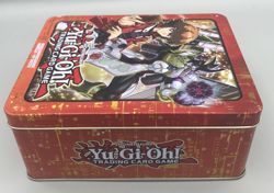 YU-GI-OH 2018 Mega Tin Jaden Tin Only GX Collectible Storage Case FLAWS - Image 3