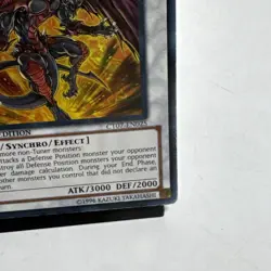 YuGiOh Red Dragon Archfiend Limited Edition Secret Rare CT05-EN002 LP Card - Image 4