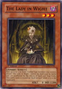 The Lady in Wight - LODT-EN038 - Common - Unlimited Edition LP Yugioh Booster Se - Image 1