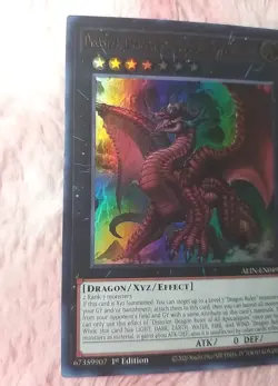 Yu-gi-oh! Disaster, Dragon Ruler of All Apocalypses ALIN-EN049 Ultra Rare 1st Ed - Image 2