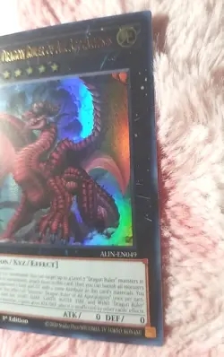Yu-gi-oh! Disaster, Dragon Ruler of All Apocalypses ALIN-EN049 Ultra Rare 1st Ed - Image 3