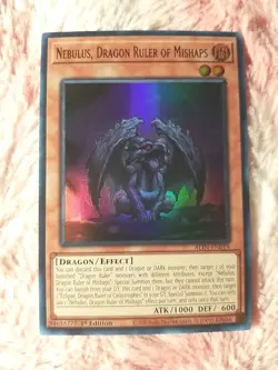 Yu-gi-oh! Nebulus, Dragon Ruler of Mishaps Ultra Rare ALIN-EN019 1st Edition - Image 1