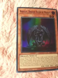 Yu-gi-oh! Nebulus, Dragon Ruler of Mishaps Ultra Rare ALIN-EN019 1st Edition - Image 2