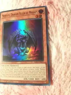 Yu-gi-oh! Nebulus, Dragon Ruler of Mishaps Ultra Rare ALIN-EN019 1st Edition - Image 3