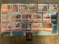 One Piece Complete Tournament Ready Shanks Red Deck - Image 1