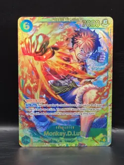 Monkey D. Luffy OP13-118 SEC Secret Rare Carrying On His Will One Piece TCG NM - Image 1