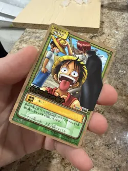 ONE PIECE Card Game Dg-W01 Shanks & Luffy 2002 One Piece TV Animation CCG RARE - Image 1