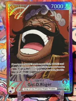 GOL D ROGER - One Piece OP13-003 - AAL Alt Art Leader - Carrying On His Will - Image 1