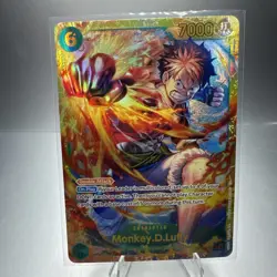 Monkey D Luffy SEC OP13-118 Carrying on His Will One Piece English Secret Rare - Image 1