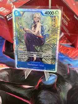 Bandai One Piece Nefeltari Vivi EB03-024 Foil Blocker Heroines 5 Cost 4000 Power - Image 1