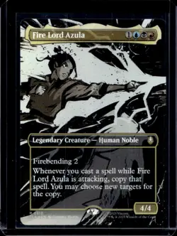 2025 Magic The Gathering Avatar The Last Airbender Fire Lord Azula Foil #0313 - Image 1