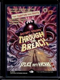 2025 Magic MTG Innistrad Remastered Through Breach Rare Shiny Showcase #0487 - Image 1