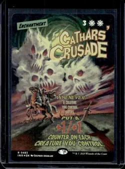 2025 Magic MTG Innistrad Remastered Cathars' Crusade Shiny Rare Showcase #0483 - Image 1