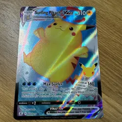 Surfing Pikachu VMAX 009/025 Celebrations Holo Ultra Rare Pokemon TCG - NM - Image 1