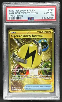 2023 Pokemon SV Paldea Evolved Superior Energy Retrieval #277/193 PSA 10 - Image 1