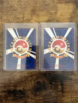 Never Played Japanese Giovanni's Nidoran & Nidorino Gym Challenge Pokemon Cards - Image 2