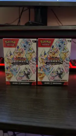 Pokemon Tcg Scarlet & Violet Prismatic Evolutions Booster Bundle (2 Boxes) - Image 1