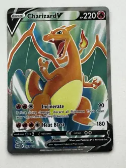 Charizard V 153/172: Pokemon TCG Brilliant Stars Full Art [ NEAR MINT] - Image 1
