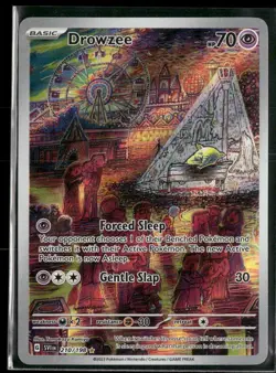 2023 Pokemon Scarlet & Violet Drowzee Illustration Rare Holo #210 - Image 1
