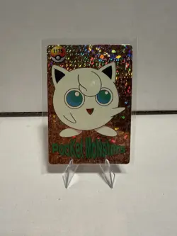 Pokemon JIGGLYPUFF & MR. MIME Pocket Monsters Holo Prism Vending Sticker #1175 - Image 1