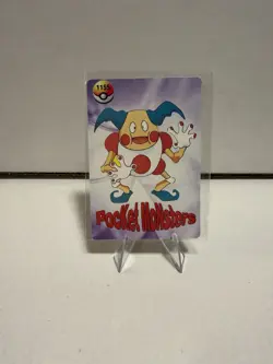 Pokemon JIGGLYPUFF & MR. MIME Pocket Monsters Holo Prism Vending Sticker #1175 - Image 2
