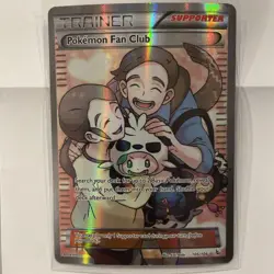 Pokemon Fan Club Full Art Ultra Rare Holo Flashfire 106/106 Trainer Card - Image 1