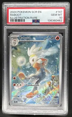 2024 Pokemon Stellar Crown Raboot #147/142 PSA 10 - Image 1