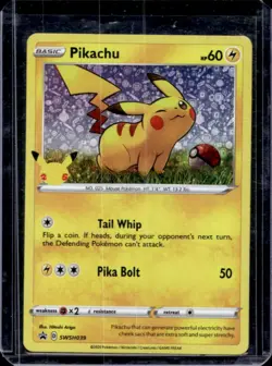 2021 Pokemon 25th Anniversary General Mills Promo Pikachu #SWSH039 - Image 1